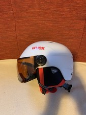 Skihelm Snowboardhelm Uvex Junior Visor Pro 54-56cm