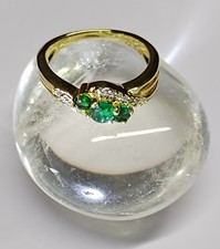 SMARAGD RING GR 17 ( ca54)