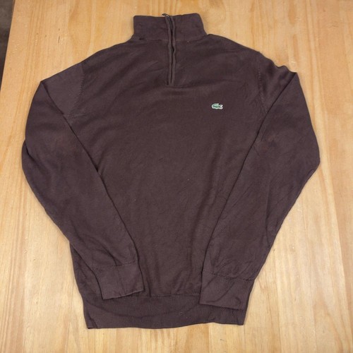 Lacoste zip pullover - lacoste,