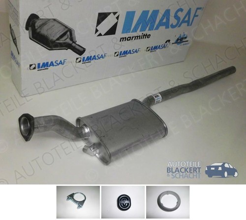 Imasaf auspuff mitteltopf - auspuff, +