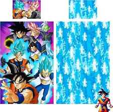 DragonBall Super Team Einzel-Wende-Bettwäscheset mit Son-Goku und Vegeta
