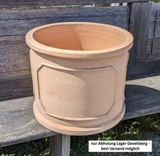 NEU! Schöner großer Blumentopf ø ca. 40 cm a. Terracotta Garten Deko Pflanzgefäß