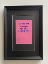 JOSEPH BEUYS -  "Chi dice" -