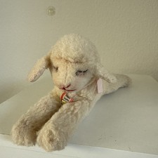 Steiff Floppy Lamby 60er Jahre -Rarität - Vintage bespielt 