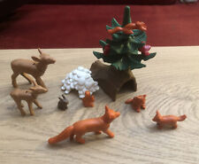 Playmobil Fuchsbau Wald & Wildtiere Hase Fuchs Reh Eichhörnchen Tanne 2946 4204