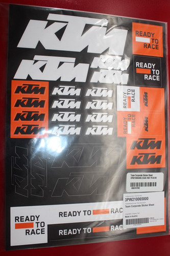 Ktm motorrad aufkleber set - set, *