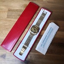 Ältere Armbanduhr, GUB Glashütte, 20 Jahre NVA, DDR, goldplaque, wristwatch