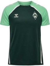 Hummel Werder Bremen Training Jersey 25 26 grün SVW Trainingsshirt Trikot  S-5XL