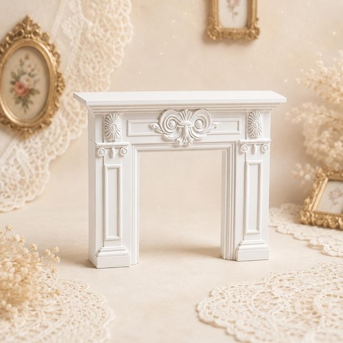 Puppenhauskamin blumenrelief - puppenhauskamin,