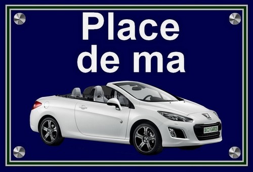Plakette place peugeot - de, ma