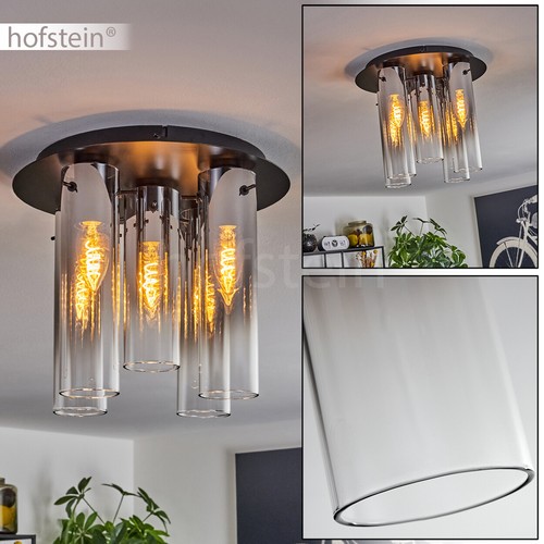 Rauchglas flur leuchte decken - rauchglas,