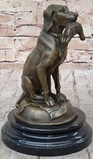 100% Bronze Fox Vogel Statue