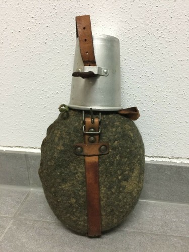 Alte militär trinkflasche mit - alte,