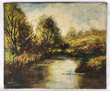 Ölgemälde, Leinen, signiert