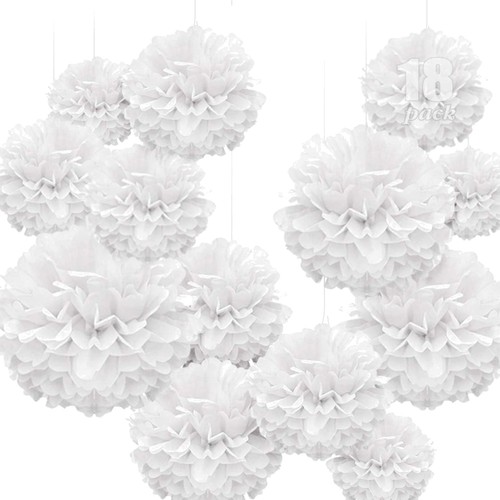 Papierpompons hochzeit party - papierpompons,
