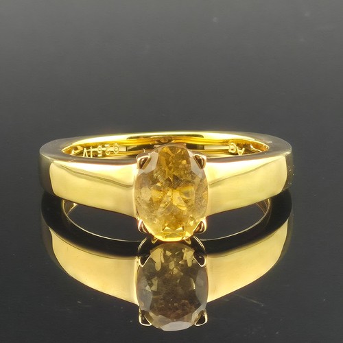925 silber ring - 925, gelbvergoldet