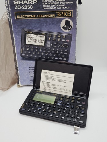 Sharp zq2250 organizer - sharp,