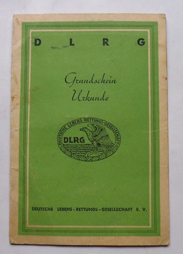 Dlrg grundschein urkunde - urkunde,