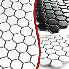 Keramik Mosaikfliesen Hexagon