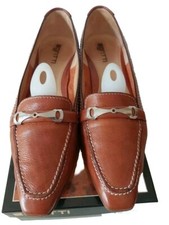 Hochwertiger Leder-Halbschuhe, Größe 39,5 Braun von Gritti mit Karton,  NP 165€