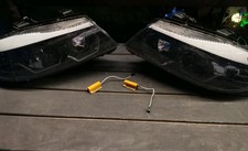 Scheinwerfer 3D Angel Eyes Für BMW E91 Schwarz Mit LED Blinker