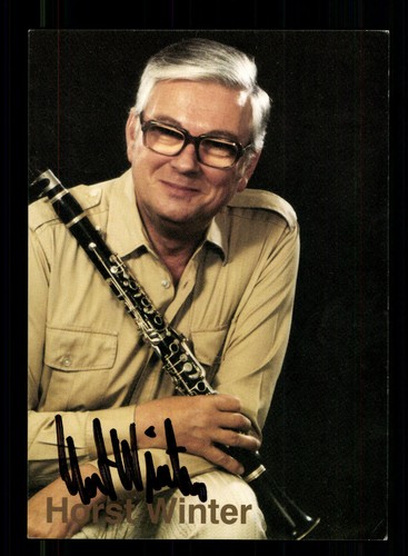Horst winter autogrammkarte - winter,