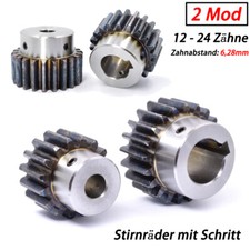 2 Modul Stirnräder 10 Zähne