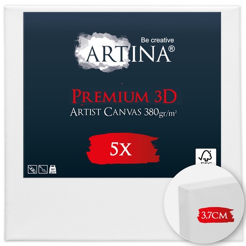 5er keilrahmen leinwand - 3d,
