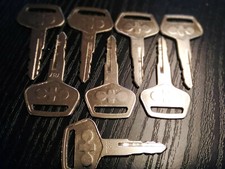 Komatsu 787 Schlüssel Ersatzschlüssel fü Baumaschinen Radlader Minibagger Bagger