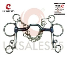 Ported pelham blue - ported, iron