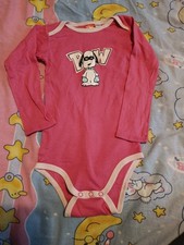 Body Langarm Mädchen Pink