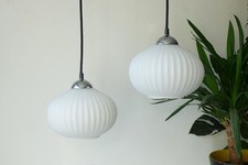 2x Vintage Hängelampe 60er