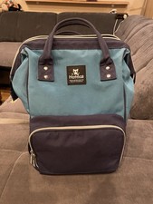 Wickelrucksack Wickeltasche Wasserdicht, Isolierten Taschen Blau