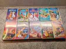 10x VHS Videokassette Kinderfilme Diverse Klassiker Walt Disney