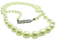 Damen perl collier mit 585 - perl,
