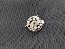 antikes Schloss echt Gold 585/- mit Brillanten gestempelt