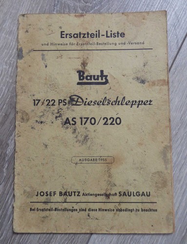 Bautz dieselschlepper as170 - bautz,