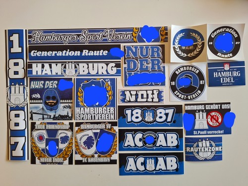 Ultras aufkleber hamburg - 19,