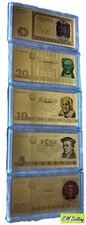 Goldbanknoten der DDR in 999er