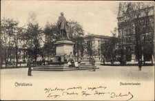 Ak Christiania Oslo Norwegen