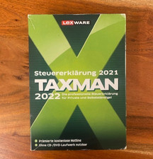 Lexware Taxman 2022 Vollversion Box + DVD Steuerjahr 2021 + Steuerhandbuch