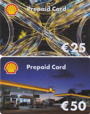 Geschenkkarten Shell Prepaid Motive Straßen Tankstelle leer 0106+0164 Set 2 St.