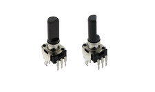10x/100x ALPS RK09D113 Potentiometer vertikal center detent 100kΩ linear