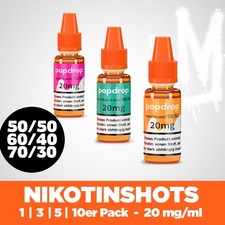 Popdrop nikotin shots 10ml - nikotin,