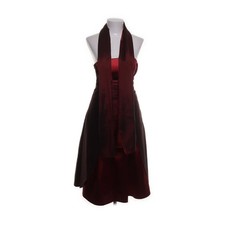 Lissa, Wickelkleid, Größe: S, Rot, Einfarbig, Satin, Damen #GFA