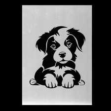 Schablone  Wände Airbrush