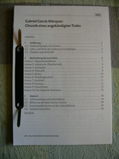 Stark Verlag Unterrichtsmaterialien Marquez Chronik eines angekündigten Todes