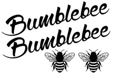 2x Bumblebee Aufkleber 2x