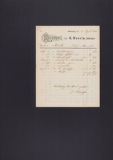 BACKNANG, Rechnung 1895, G. Bareis Schreiner