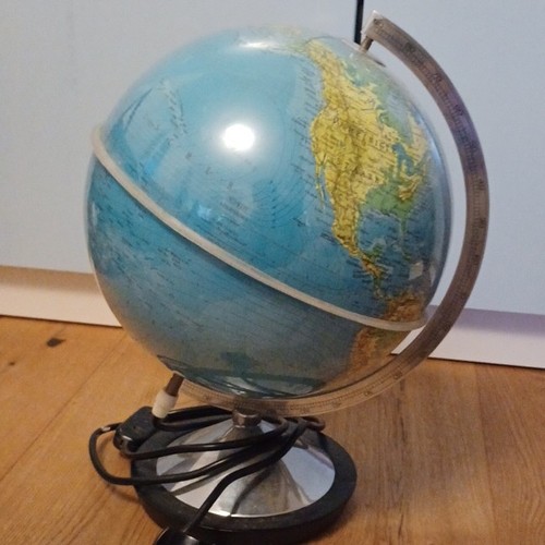 Tischlampe globus mit - tischlampe,